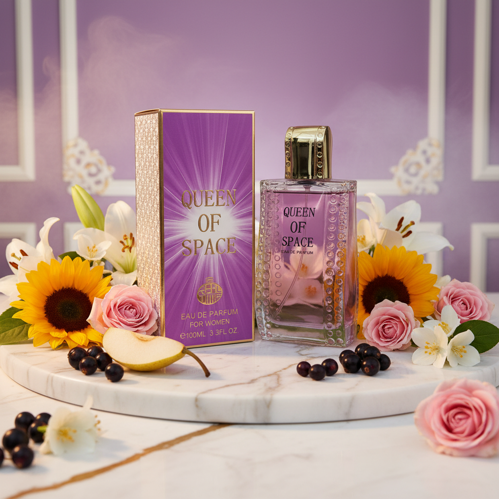 EDP 100 ml „Queen of Space“ – ovocno-kvetinová vôňa