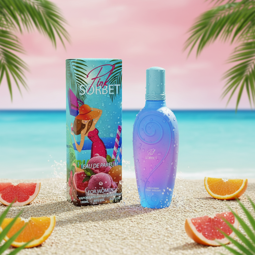 EDP 100 ml „Pink Sorbet“ – ovocno-kvetinová vôňa