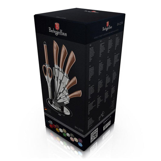 Berlingerhaus 8dielna sada nožov z nerezovej ocele so stojanom
