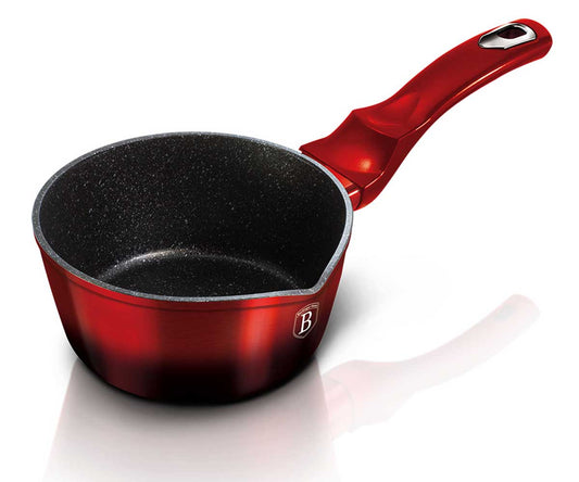 Berlinger Haus nádoba na omáčku / mlieko s mramorovým povlakom, s pokrievkou, 16cm