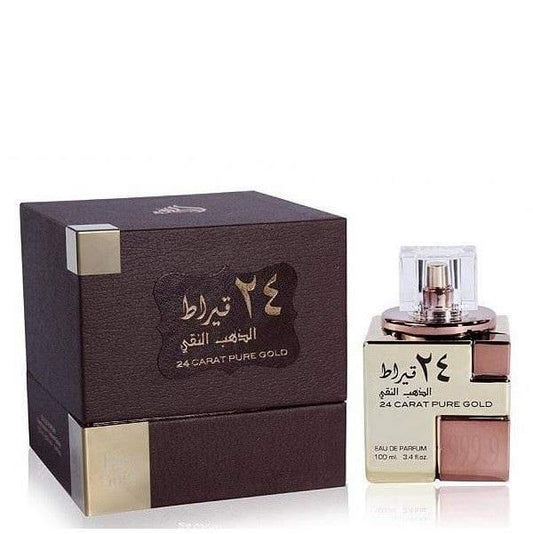 100 ml Eau de Parfum Lattafa 24 Carat Pure Gold intenzívna orientálna korenistá vanilková vôňa pre ženy a mužov - KlenotTV.sk