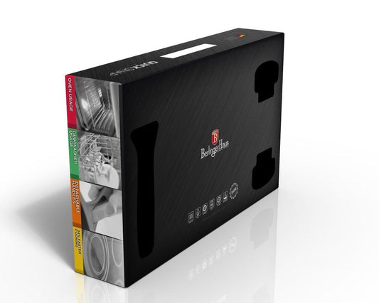 Berlinger Haus 3dielna sada panvíc s mramorovým povlakom, odnímateľnou rukoväťou a vekom