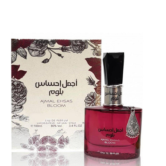 100 ml Eau de Parfume Ajmal Ehsas Bloom Sladká a vanilková Kvetinová Vôňa pre Ženy - KlenotTV.sk