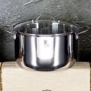 Berlinger Haus 12-dielna Sada Nádob z Nerezovej Ocele, Silver Jewellery Collection