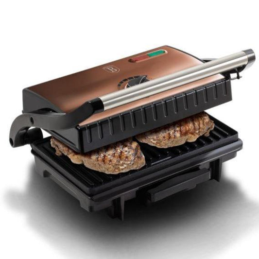 Berlinger Haus Elektrický Gril a Sendvičovač s nepriľnavou vrstvou, Rosegold