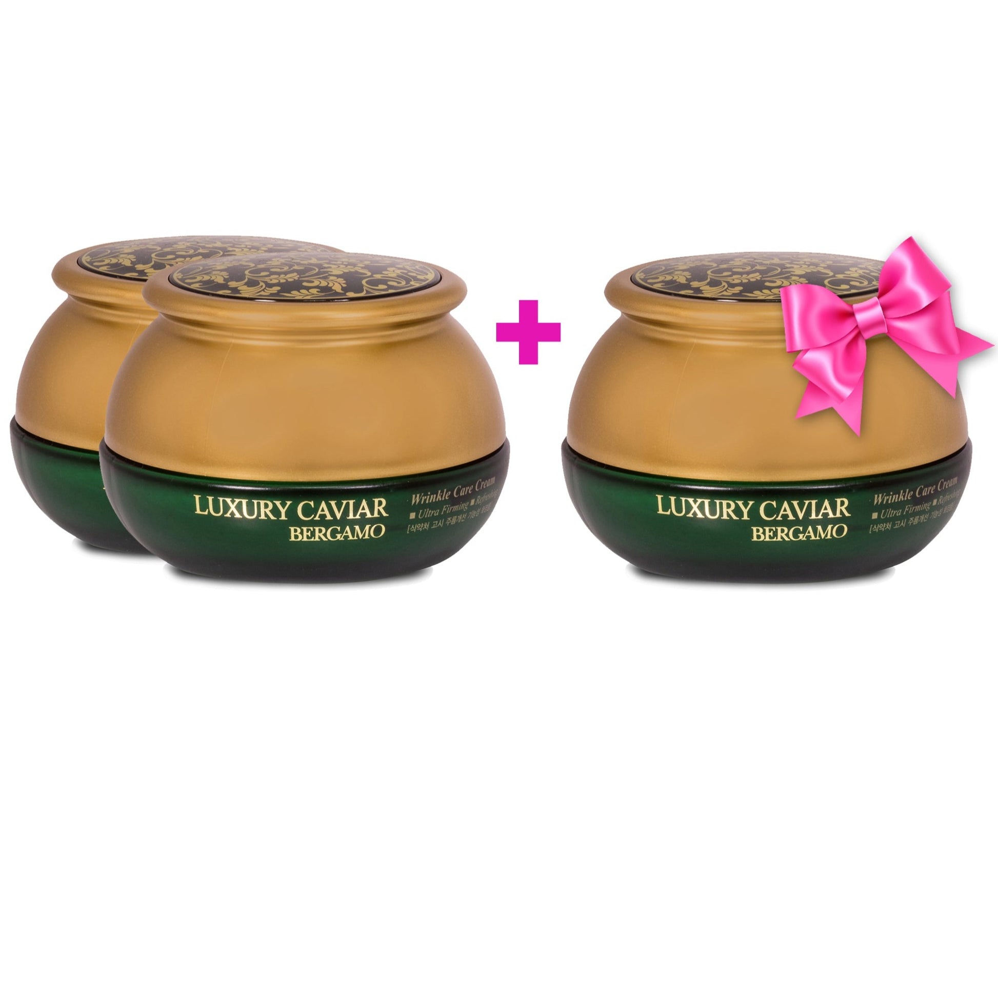 2+1 BERGAMO Luxusný Kaviárový Krém proti Vráskam, 3 x 50g 1 