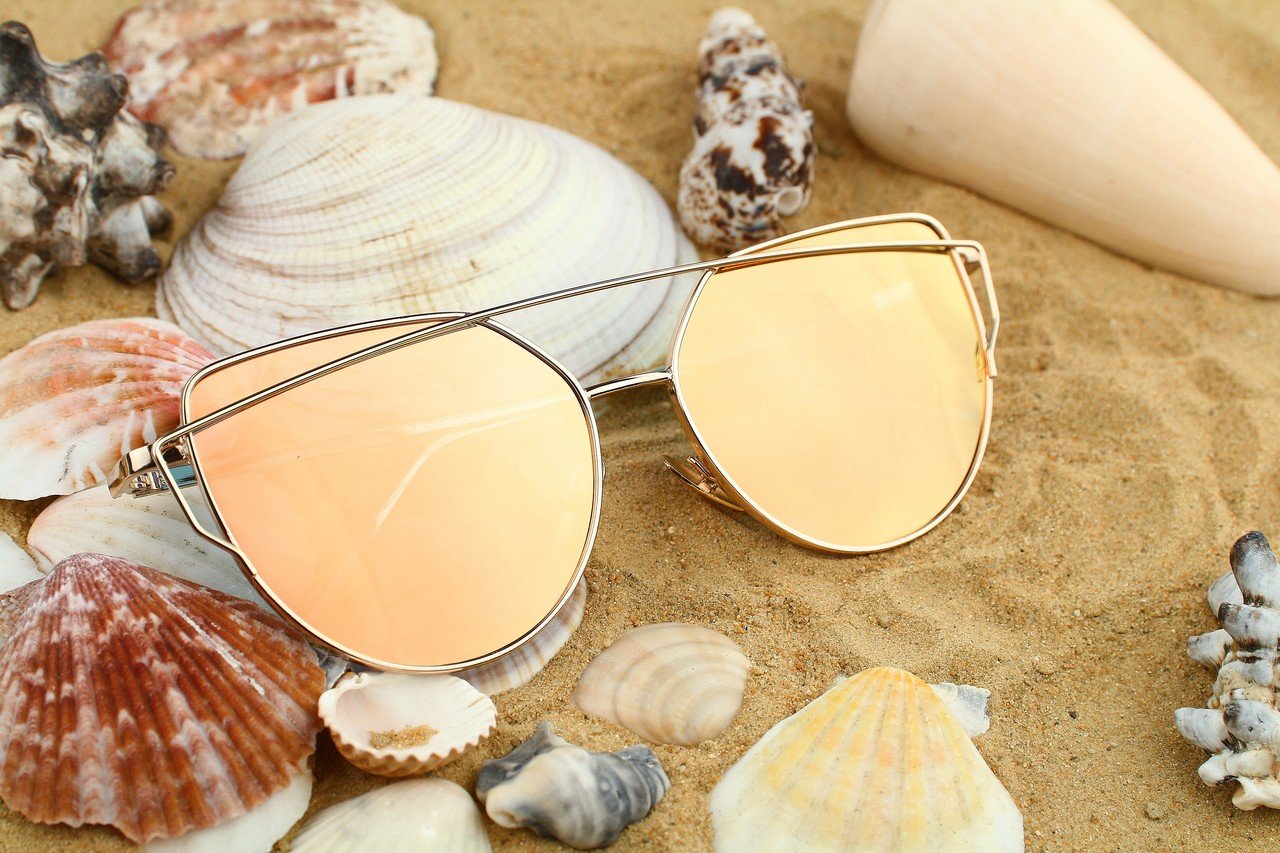 Dámske slnečné zrkadlové okuliare s filtrom UV400