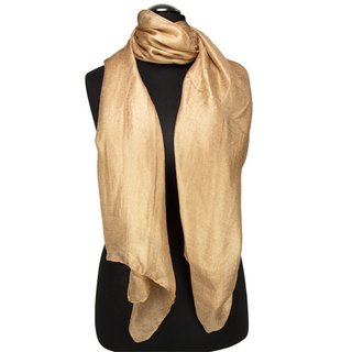 Módny šál zo 100 % viskózy, rozmery: 180 cm x 85 cm, možno prať v práčke pri 30 stupňoch, farba: PIESKOVÁ 1 