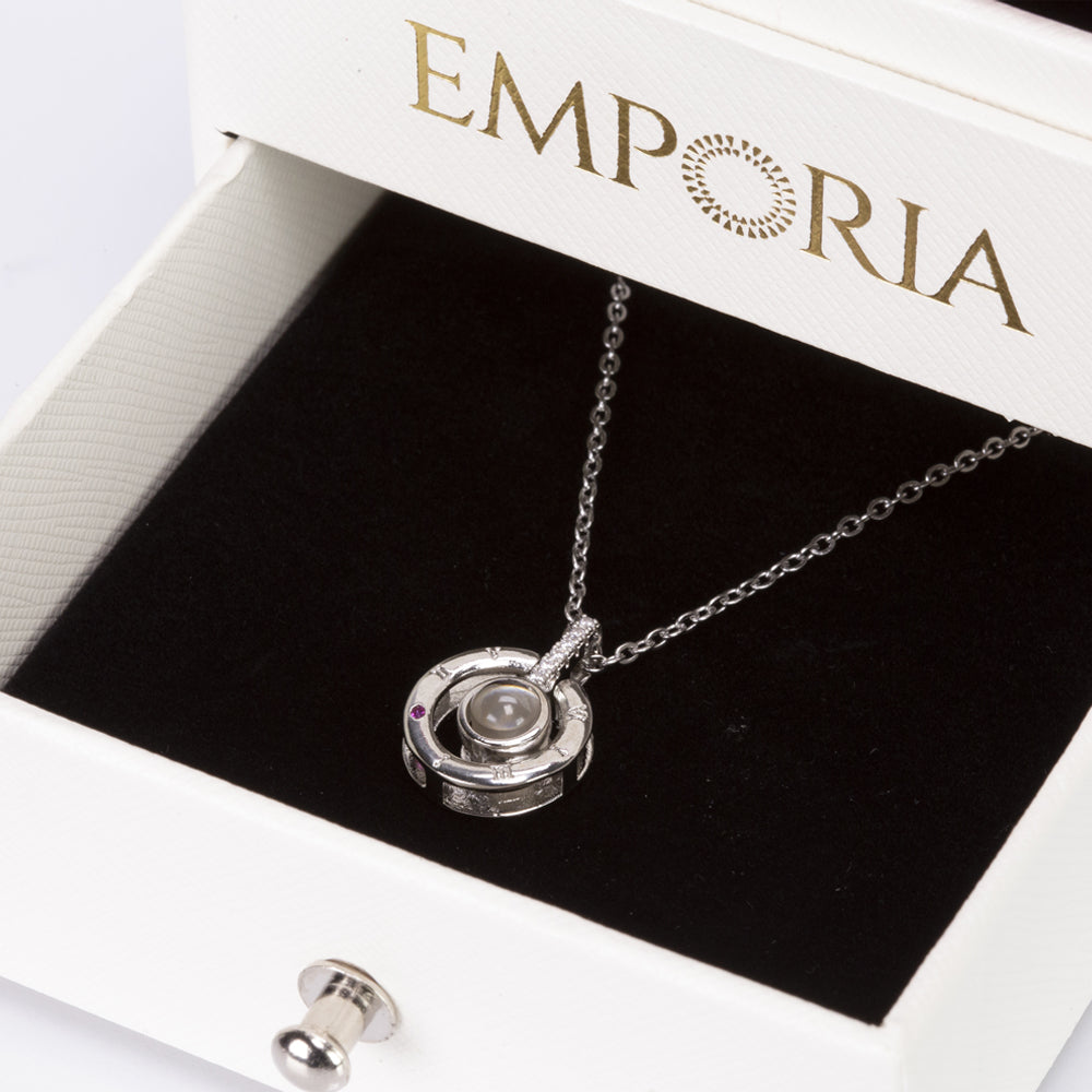 Šperkovnica Eternal Rose s náhrdelníkom "Milujem ťa".