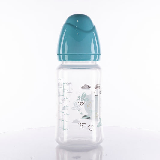 Dojčenská fľaša 240 ml, farba: modrá
