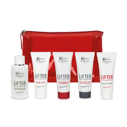 K'derm 6-dielny cestovný balíček proti starnutiu s Kappa-Elastínom
