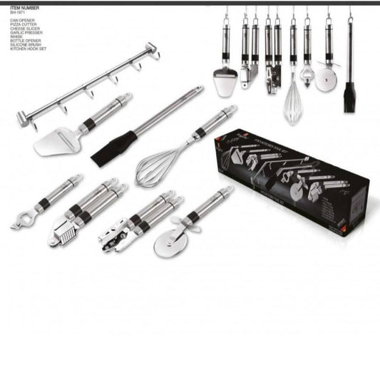 Berlinger Haus Royal 8-dielna Kuchynská Súprava Náčinia so Závesnou Lištou na Stenu