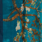 100% Hodvábny Šál, 90 cm x 180 cm, Van Gogh Mandľový Kvet