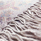 Šál-šatka zo 100% Pravého Pashmina Kašmíru, 70 cm x 180 cm, Lesklá Ružovo-biela farba