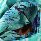 Šál-šatka zo 100% Pravého Hodvábu, 90 cm x 180 cm, Impresionistický západ slnka