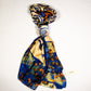 100% Hodvábny Šál, 90 cm x 180 cm, Klimtov Impresionistický Strom Života