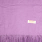 Šál zo 100% Pashmina Kašmíru, 70 cm x 170 cm, Super mäkký, Svetlo Fialový