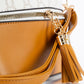 Emporia Winter Collection "MISCHIEVOUS" bag set, PU leather, 3pcs set, brown-beige