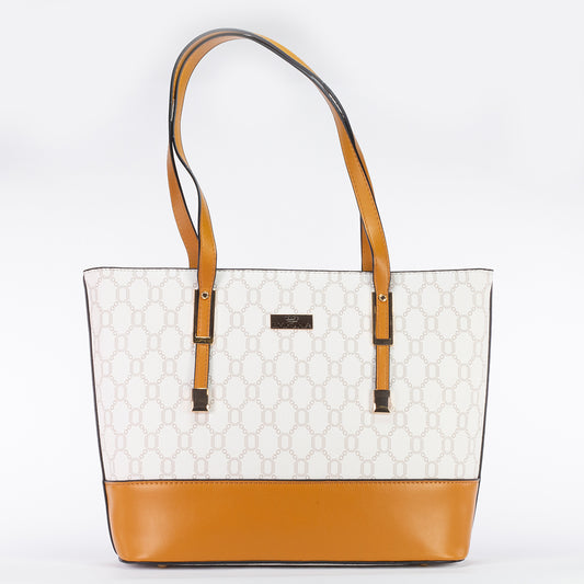 Emporia Winter Collection "MISCHIEVOUS" bag set, PU leather, 3pcs set, brown-beige