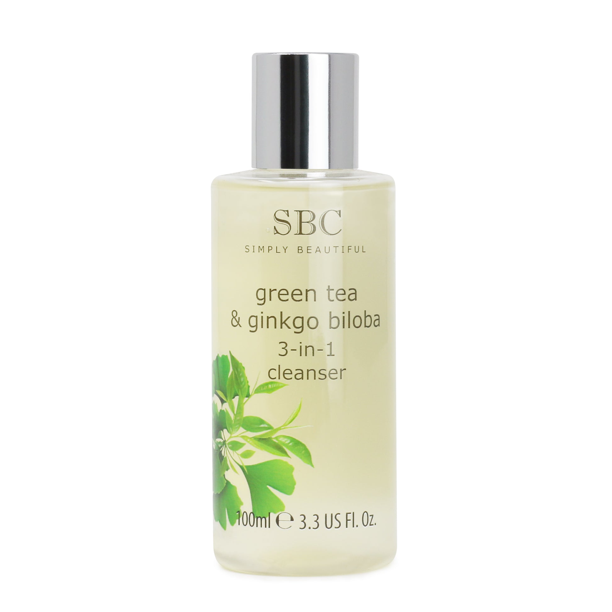 Energizujúci Čistič pleti tváre 3v1 Zelený čaj & Ginkgo biloba, 100 ml 1 