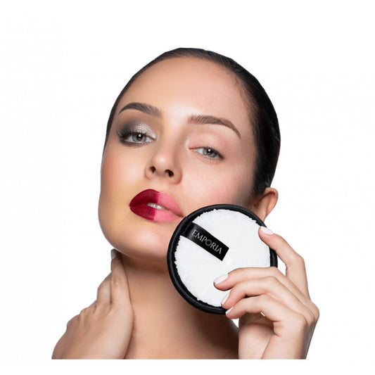 Umývateľné textilné tampóny na make-up a tvár s darčekovou čelenkou a taškou