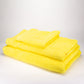 3+3+1 Darčeková Sada Nadrozmerných Uterákov zo 100% Mikrobavlny, 500 GSM, Žltá