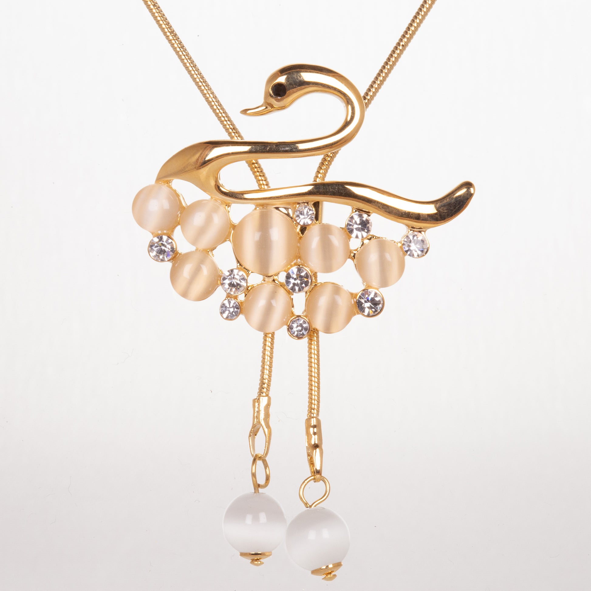 Pozlátené Zliatinové Sada s Champagne Emporia® Crystal 4 