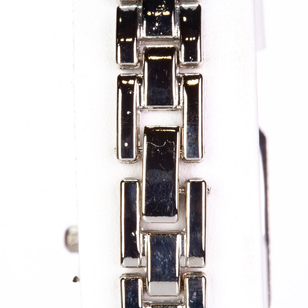 Bielym Zlatom Pozlátený Zliatinový Hodinky s so Zafírom 5 