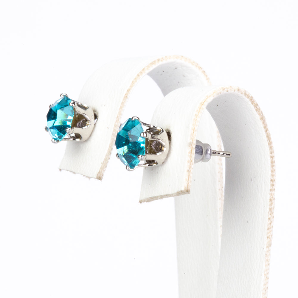 Pozlátené Zliatinové Sada s Červeným Emporia® Krištáľom a so Zeleným Emporia® Krištáľom ( Náušnice )