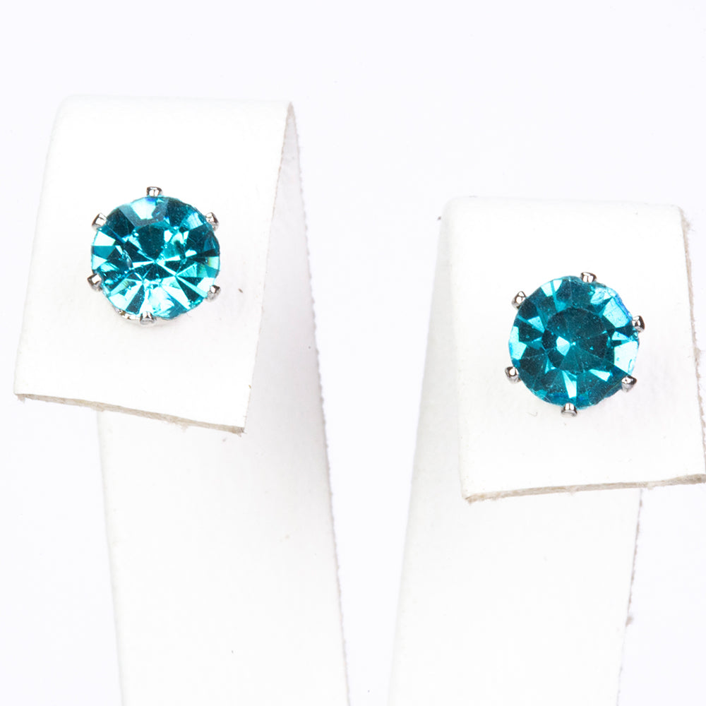 Pozlátené Zliatinové Sada s Červeným Emporia® Krištáľom a so Zeleným Emporia® Krištáľom ( Náušnice )