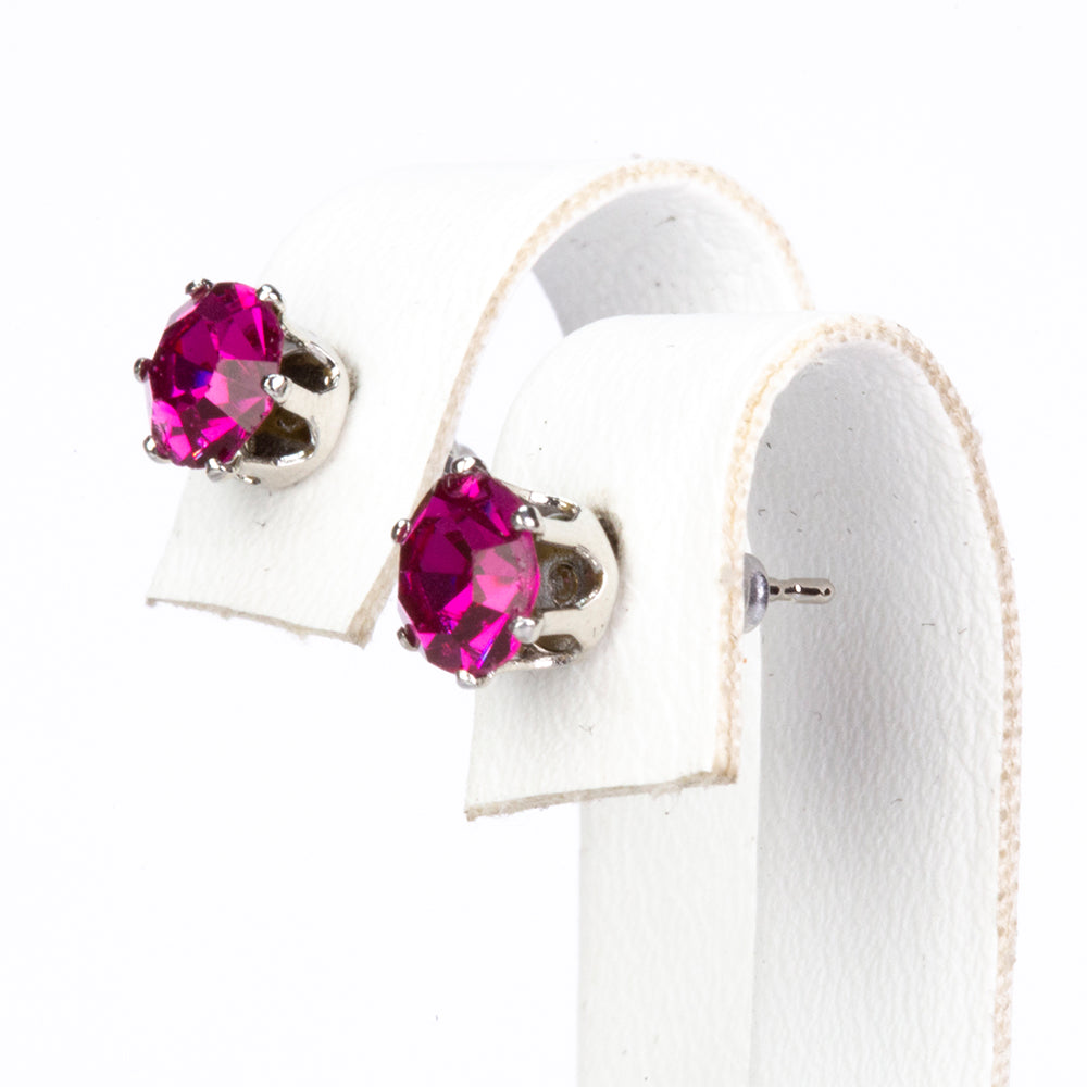 Pozlátené Zliatinové Sada s Červeným Emporia® Krištáľom a so Zeleným Emporia® Krištáľom ( Náušnice )