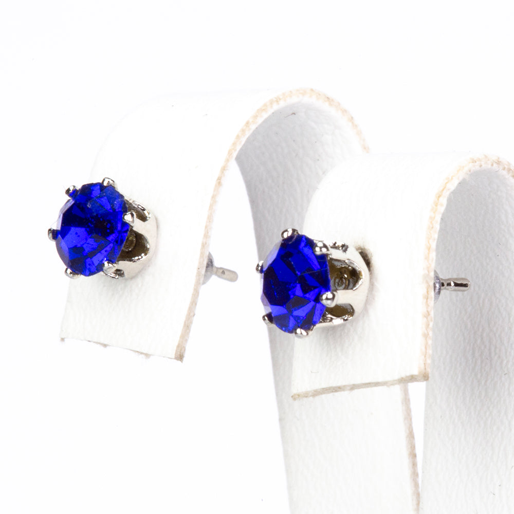 Pozlátené Zliatinové Sada s Červeným Emporia® Krištáľom a so Zeleným Emporia® Krištáľom ( Náušnice )