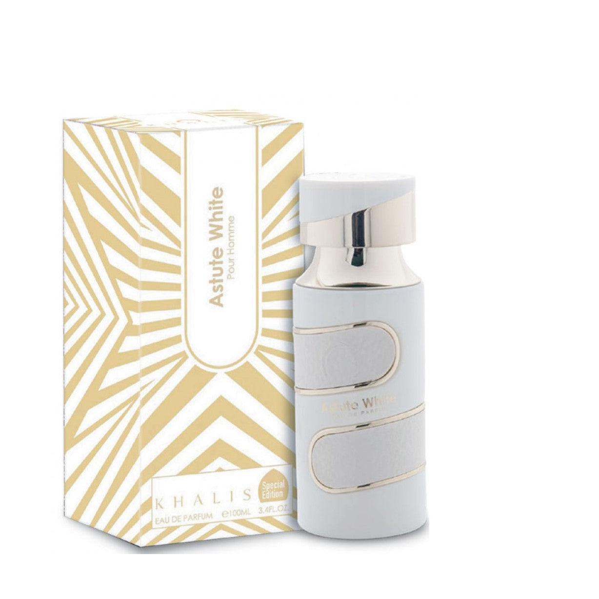 100 ml Eau de Parfum Khalis Astute Citrusovo-květinová Sladká Vůně pro Muže 1 