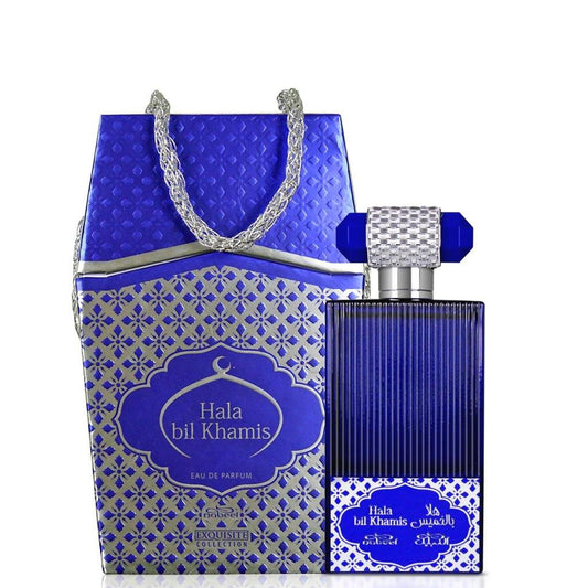 100 ml Eau De Parfum Hala Bil Khamis Drevitá-Kvetinová-Korenená Vôňa pre Mužov a Ženy - KlenotTV.sk