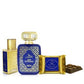 50 ml Eau de Parfum + 20ml Parfémový Olej + 40g Bakhoor Hala Bil Khamis DARČEKOVÉ BALENIE Drevitá-Korenená-Kvetinová Vôňa pre Mužov a Ženy