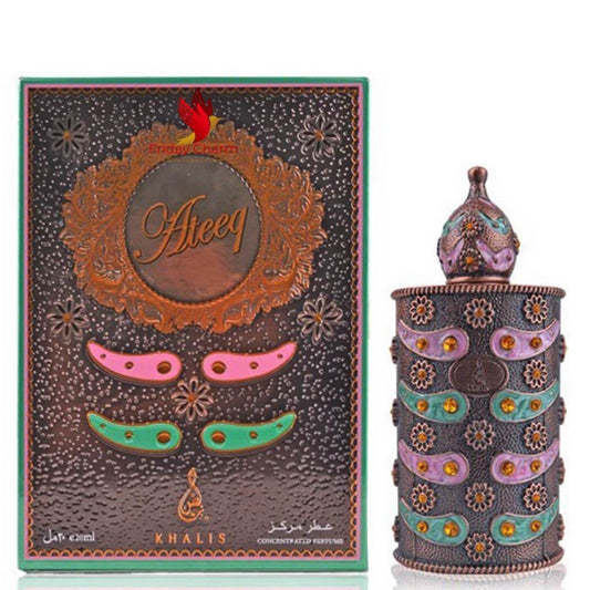 18 ml Parfumový olej Ateeq Korenistá Pižmová a Brečtanová vôňa pre Ženy