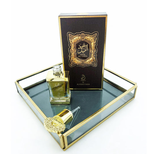12 ml Parfumový Olej Oud Al Layl, Kvetinovo-ovocná vôňa pre Ženy a Mužov