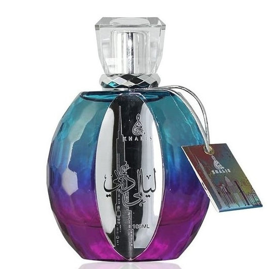 100 ml Eau de Parfum Layali Dubaj Orientálna jantarová Vanilková vôňa pre ženy