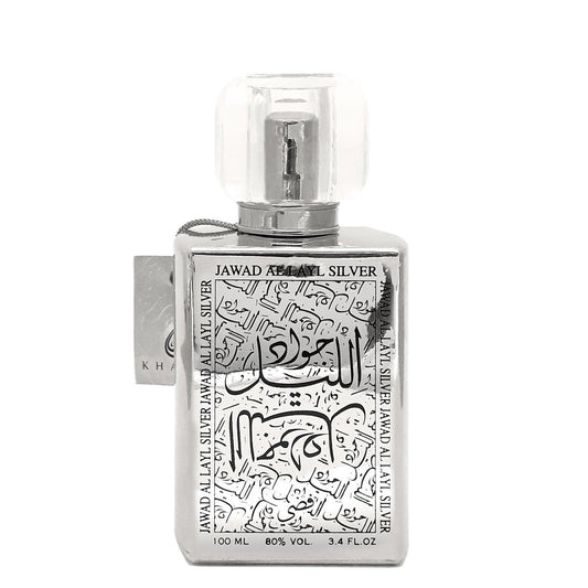 100 ml Eau de Parfum Jawad Al Layla Silverpižmová ovocná vôňa pre mužov a ženy