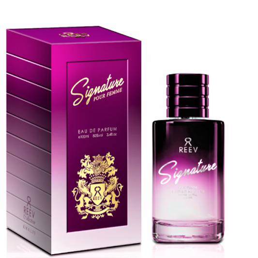 100 ml Eau de Parfum Signature Purple pižmová drevitá vanilková vôňa pre ženy