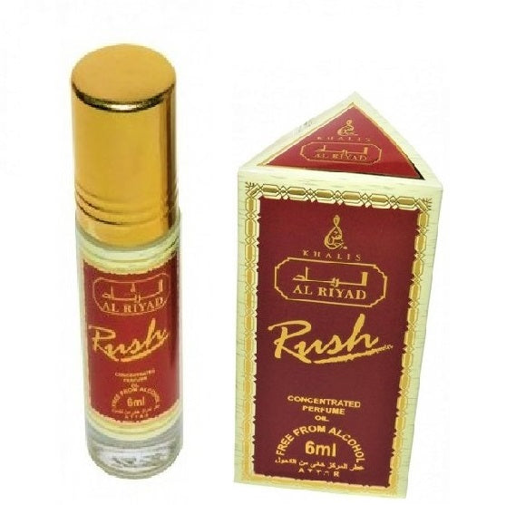 6 ml Parfémový olej Rush Orientálna ovocná vôňa pre mužov 1 