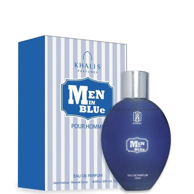 100 ml Eau de Perfume Men In Blue Jantárová Cédrová Vôňa pre Mužov 1 