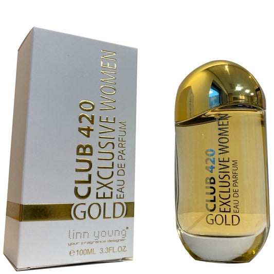 100 ml Eau de Perfume KLUB 420 GOLD -  Orientálna vanilková vôňa pre ženy, s 10% obsahom esenciálnych olejov