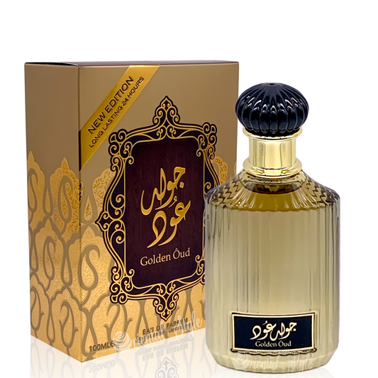 100 ml Eau de Perfume Golden Oud Korenistá Drevitá Vôňa pre Mužov a Ženy
