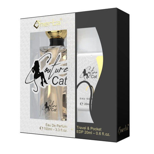 100 ml + 20 ml Eau de Perfume "COUTURE CAT" Kvetinová - Ovocná Vôňa pre Ženy