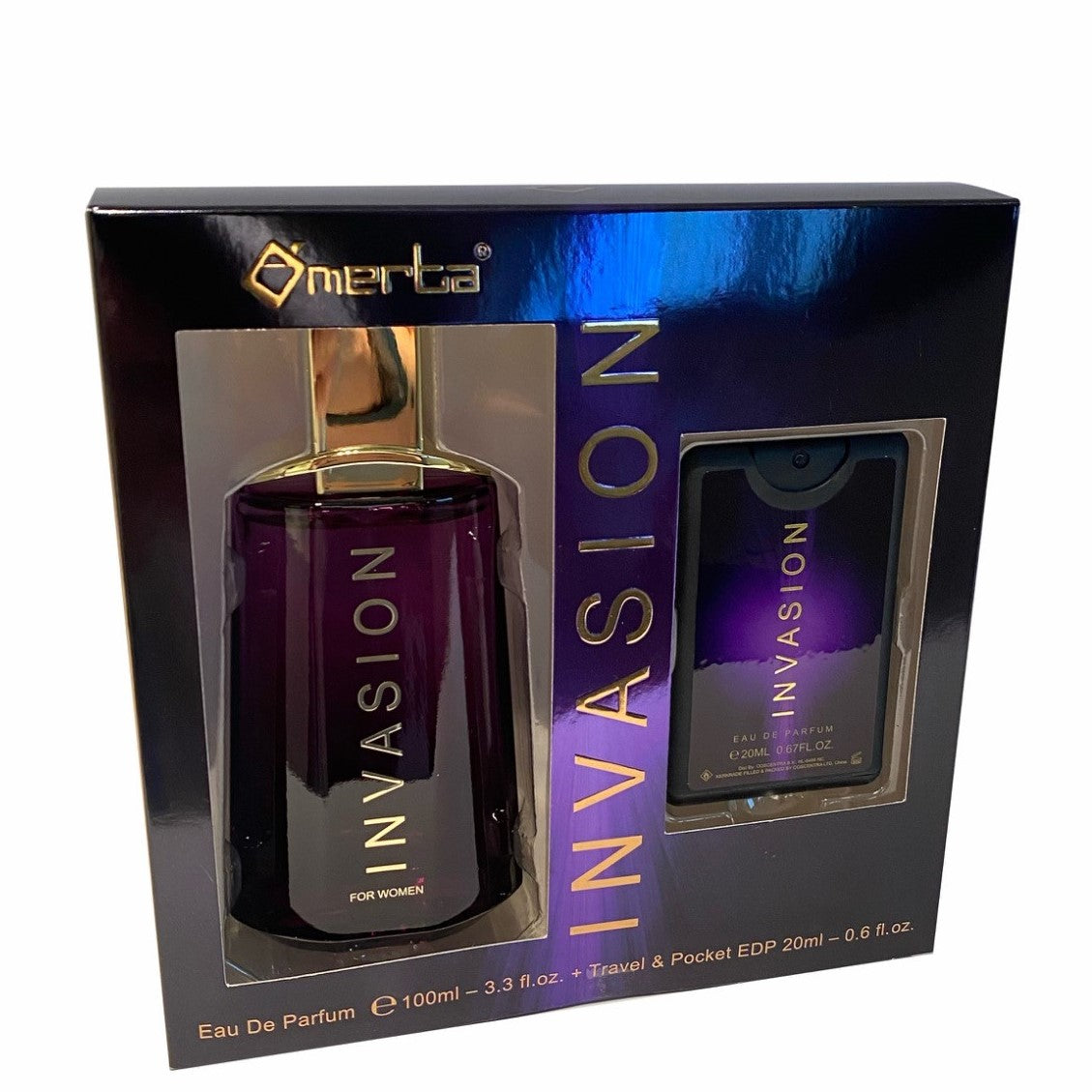 100 ml + 20 ml Eau de Perfume "INVASION" Kvetinová Vôňa pre Ženy 1 