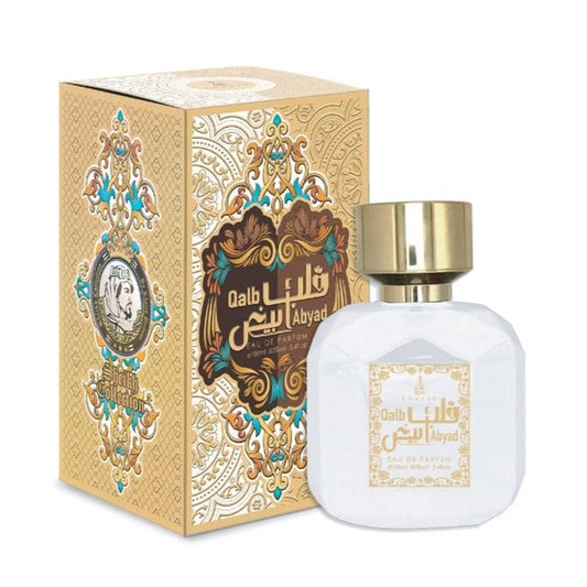 100 ml Eau de Perfume QALB ABYAD Sladká Ovocná Drevitá Vôňa pre Ženy