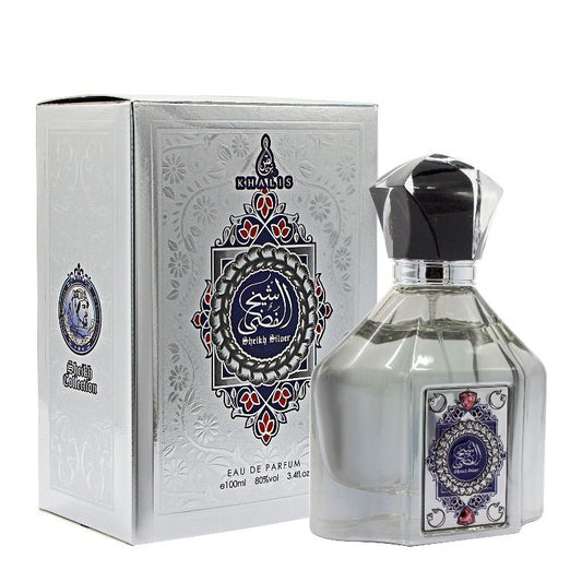100 ml Eau de Perfume SHEIKH SILVER Sladká Orientálna Vôňa pre Mužov