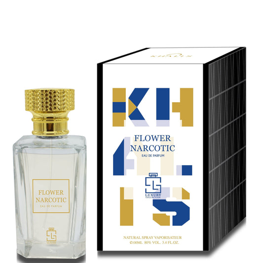 100 ml Eau de Perfume FLOWER NARCOTIC Ovocná Kvetinová Pižmová Vôňa pre Ženy