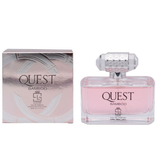 100 ml Eau de Perfume QUEST BAMBOO Kvetinová Drevitá Vôňa pre Ženy